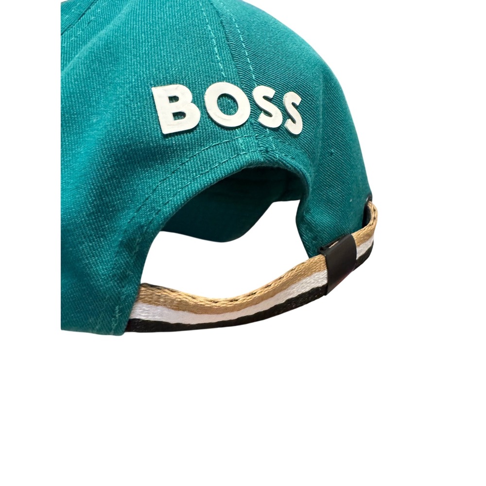 Aston Martin Formula 1 Team Cap Green Adjustable Snapback Juniper Cognizant BOSS - Picture 12 of 12